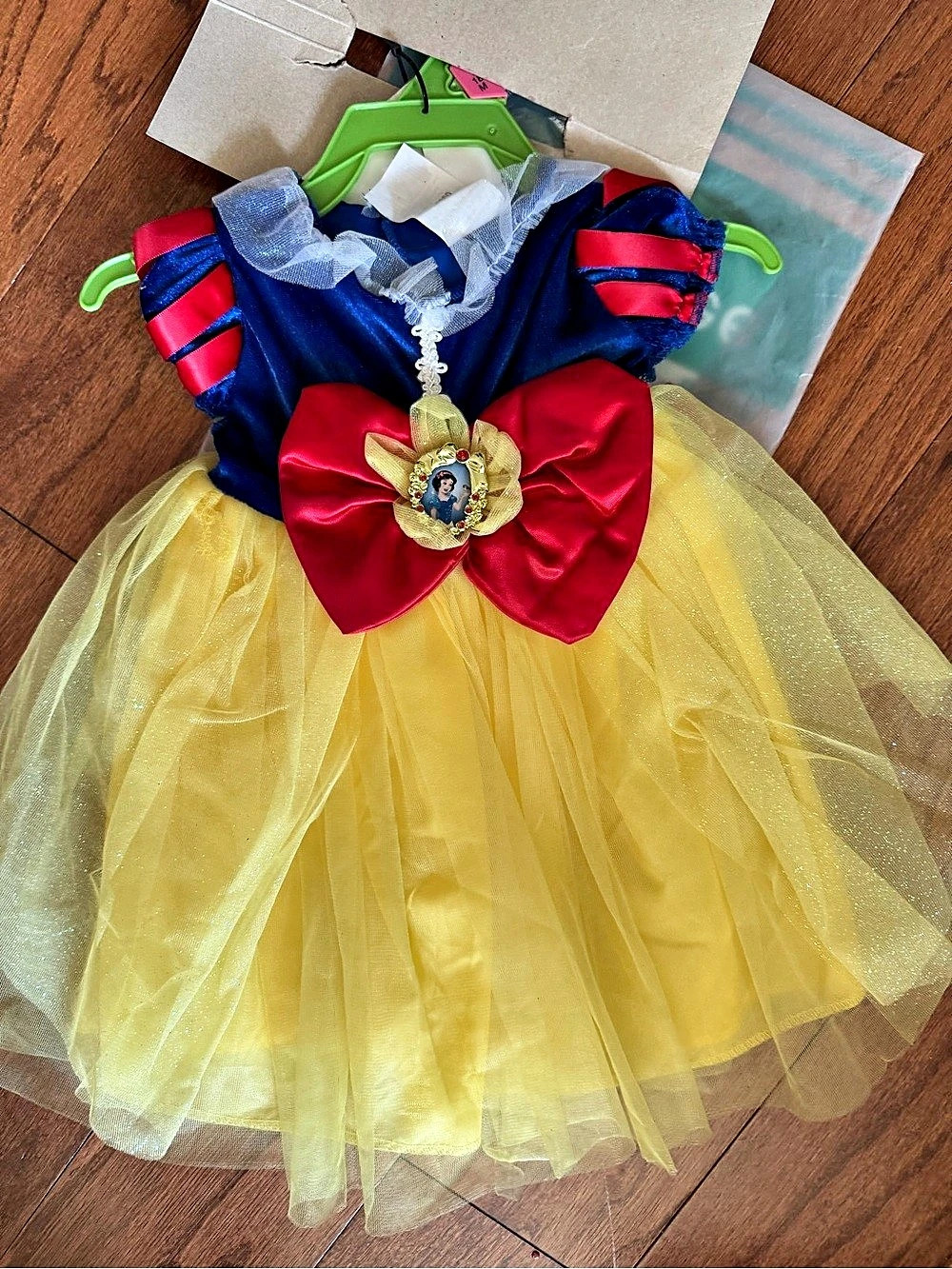Disney Snow White Baby Costume Yellow & Blue NWT